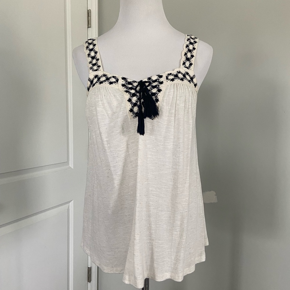 American Rag Women’s Cream/Black Top XS
